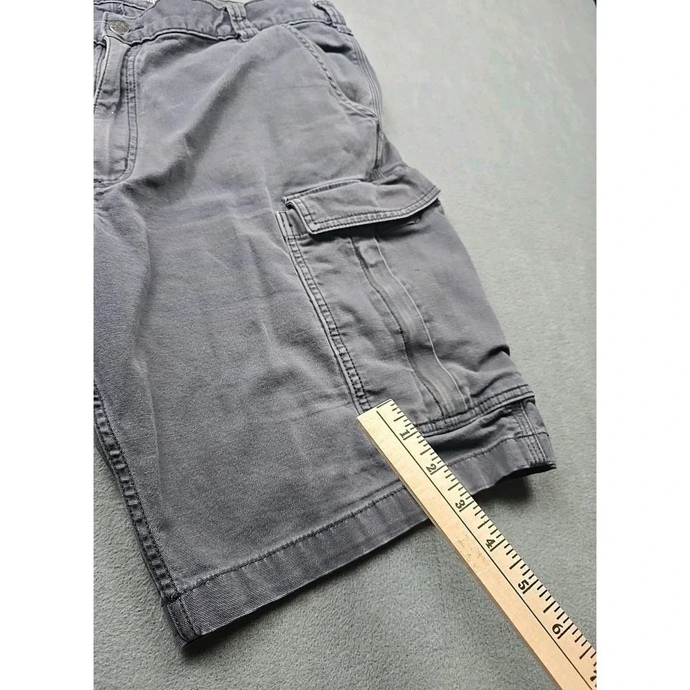 Carhartt Men's 40 Relaxed Fit Carpenter Shorts Gray Used Condition SEE ITEM INFO